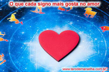 O que cada signo mais gosta no amor